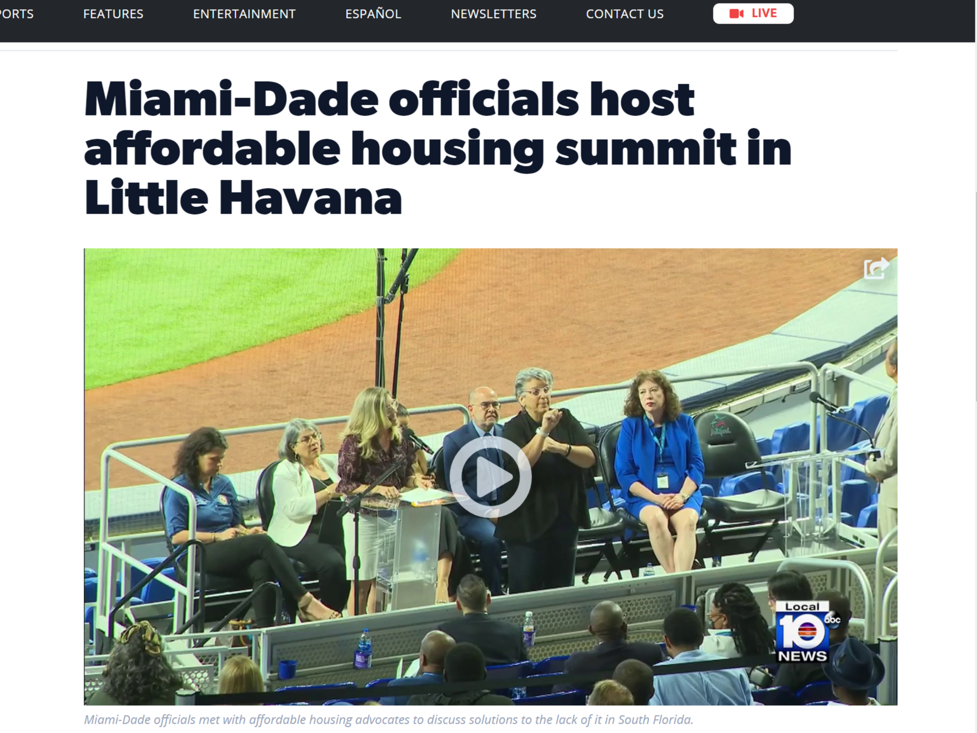 Miami-Dade Housing Summit Thumbnail