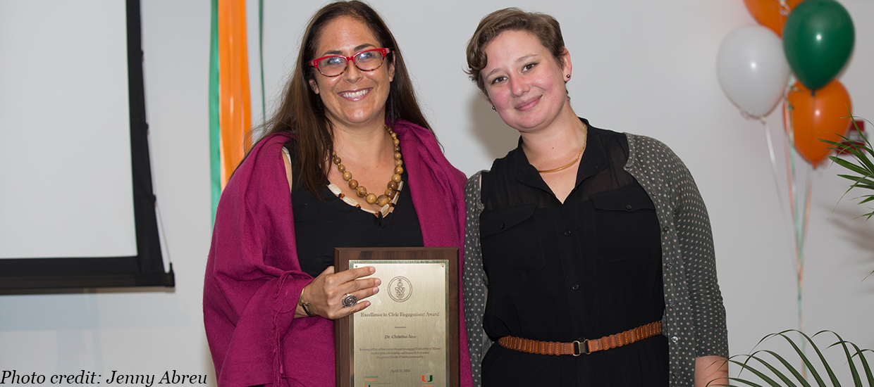 2015 Winner Excellence in Civic Engagement Christina Arce